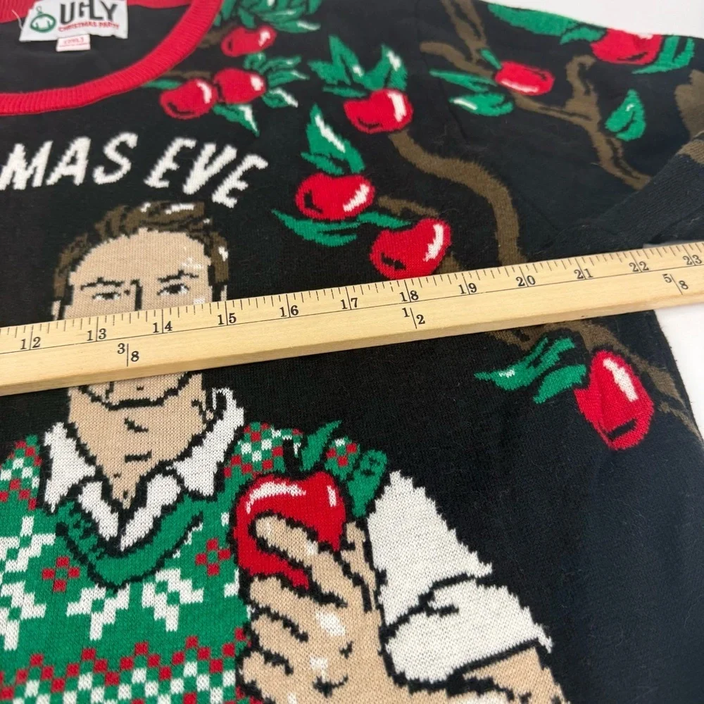 Christmas Adam and Eve Unisex 2X Ugly Christmas Sweater Pullover